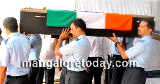 Wing Commander Darryl Castelino funeral